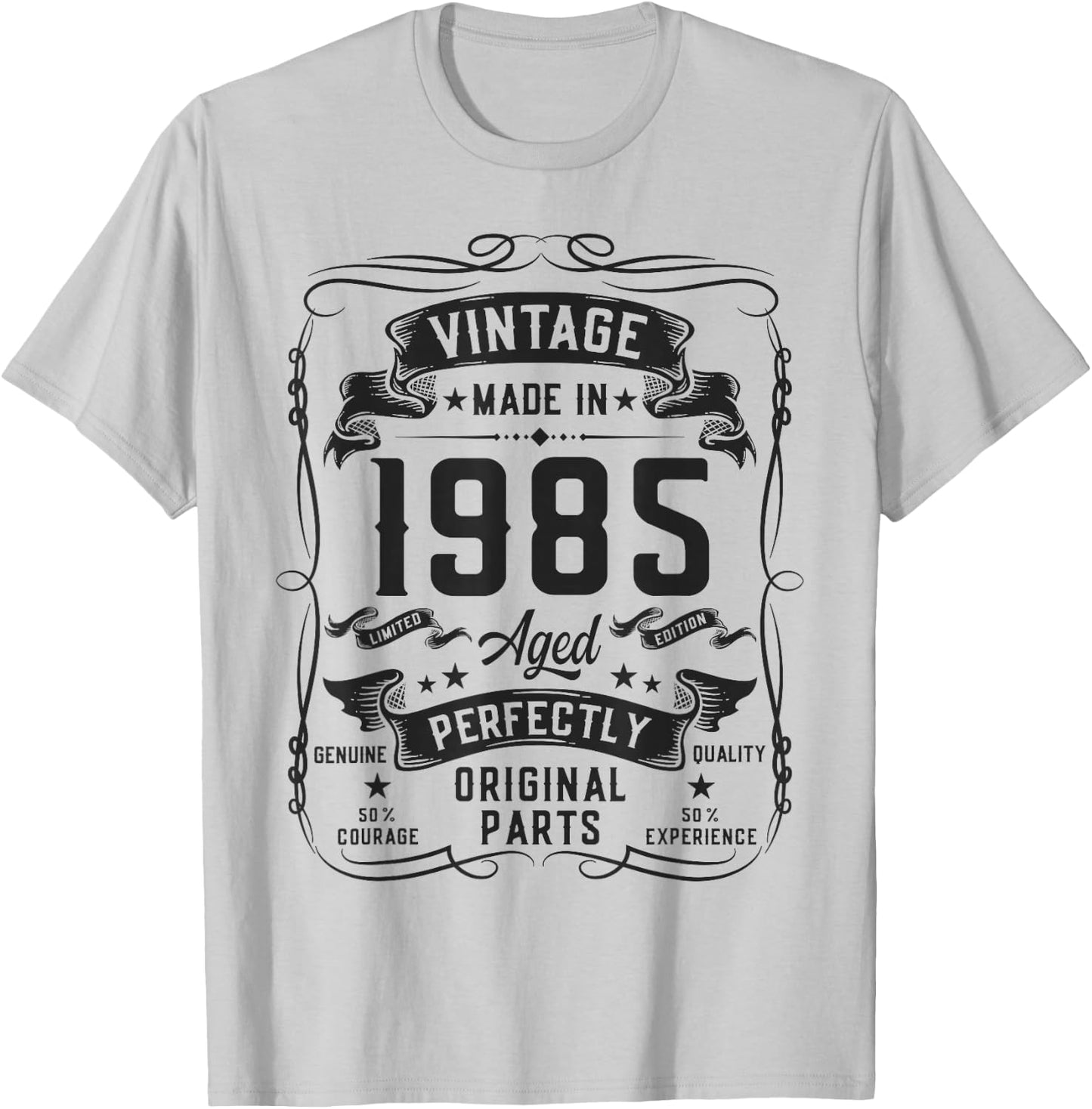 Vintage 1985 41yr 41st Birthday Gifts 41 Years Old T-Shirt - T-Shirt | Ash