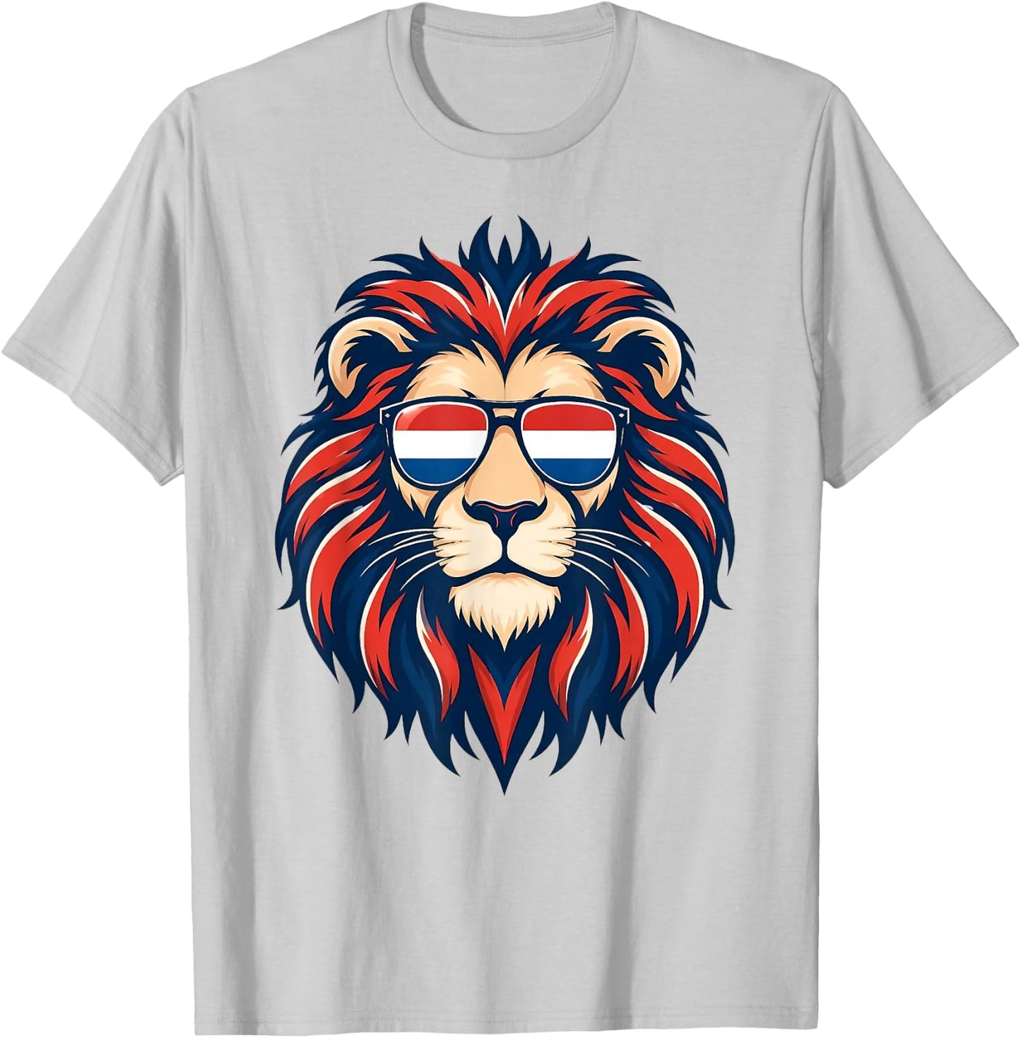 Holland Nederland Flag Dutch Lion Netherlands Pride T-Shirt - T-Shirt | Ash
