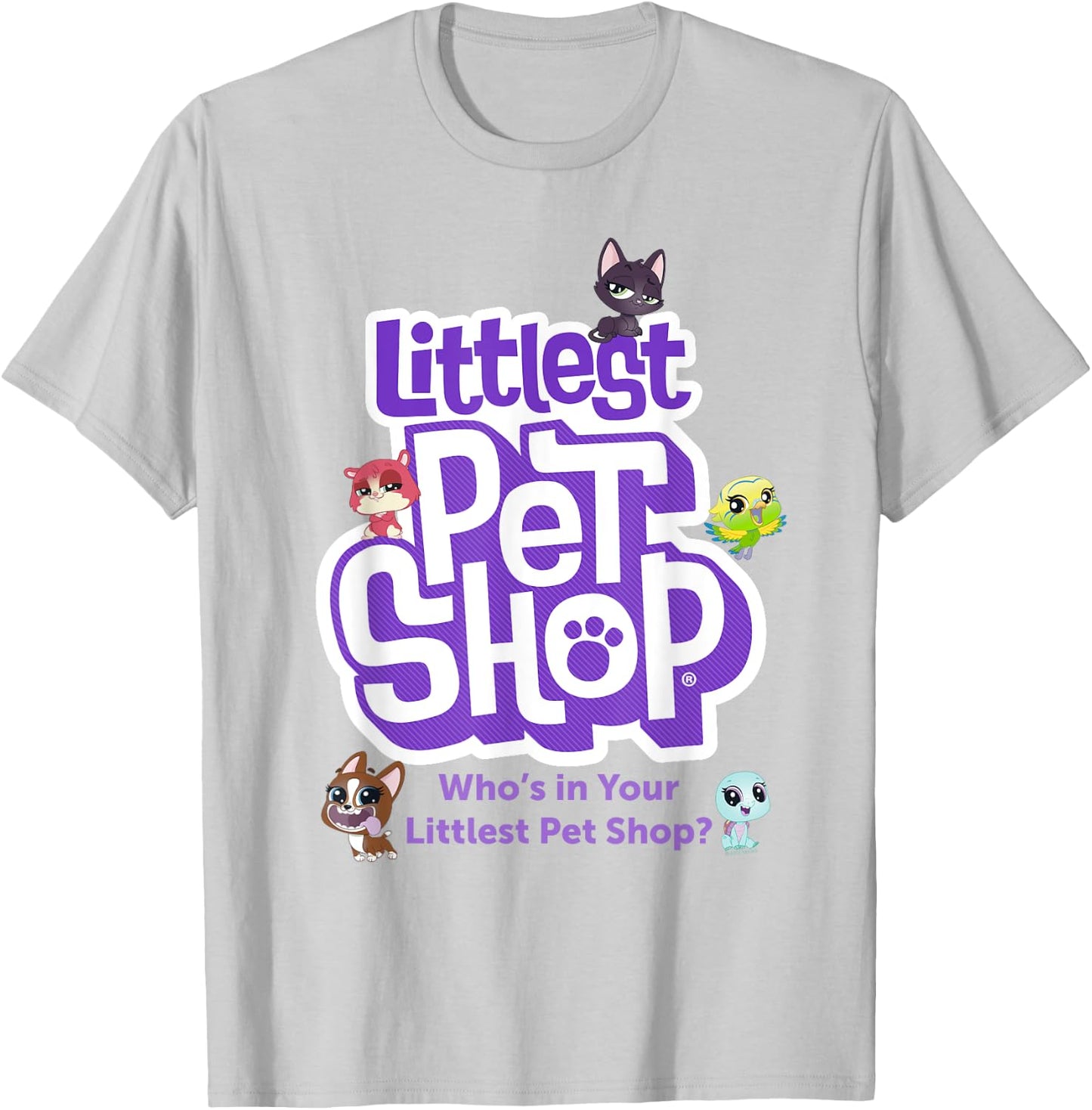 Littlest Pet Shop Who's in Your Shop? T-Shirt - T-Shirt | Ash