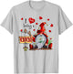 I LOVE BEING A GIGI - Gnome Daisy Heart T-Shirt - T-Shirt | Ash
