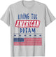 American Day - Living the American Dream T-Shirt - T-Shirt | Ash