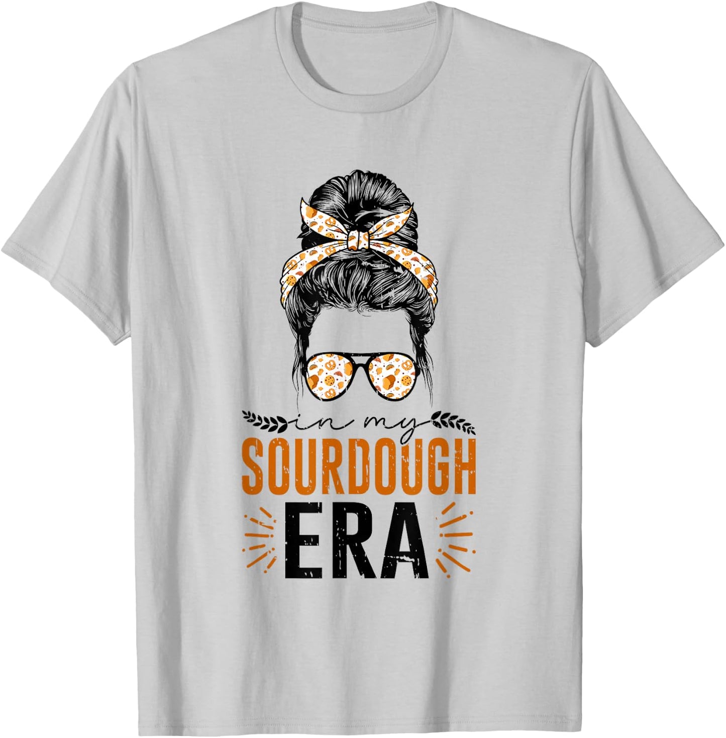 In My Sourdough Era Bread Baking Sourdough Enthusiast T-Shirt - T-Shirt | Ash