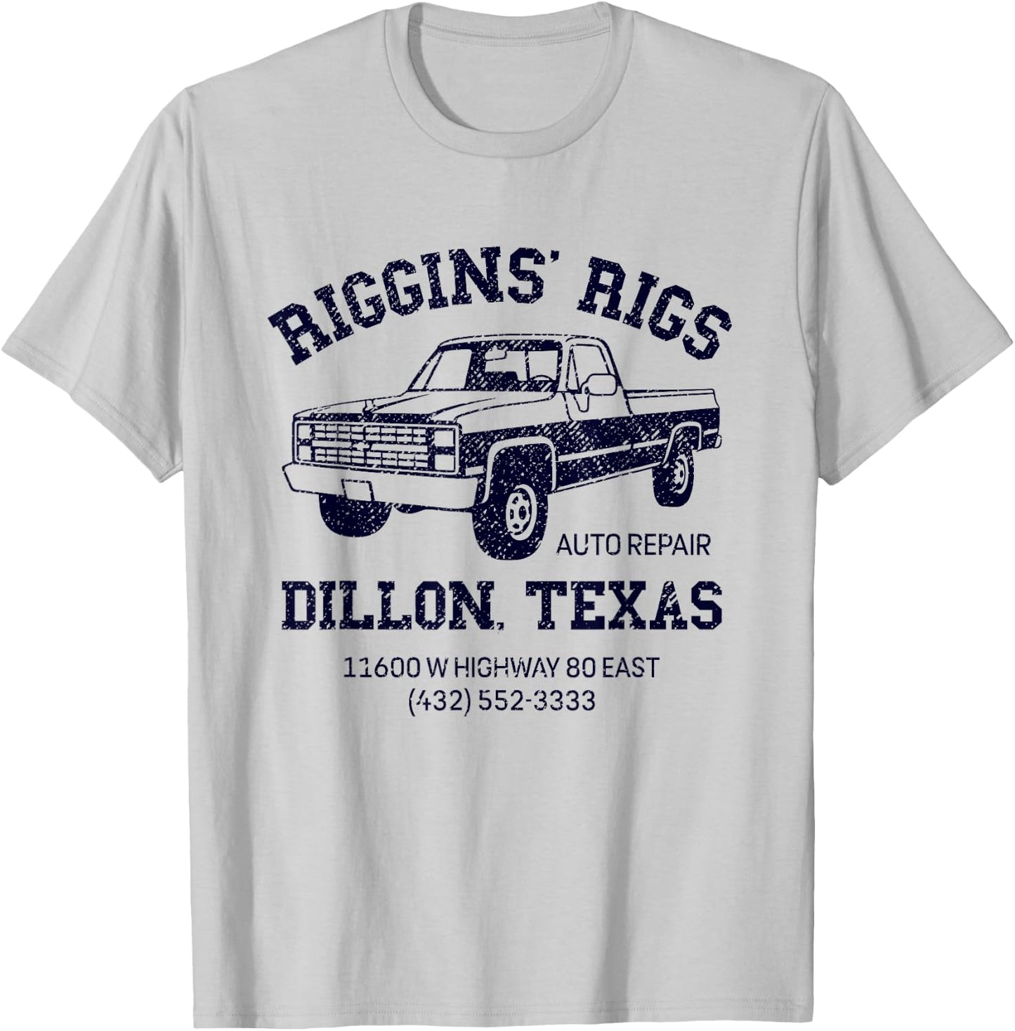 Dillon Texas Friday Night Football Player Fan Riggins Rigs T-Shirt - T-Shirt | Ash