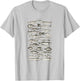 Ichthyology Fishes History Earth And Nature Sea Antique Art T-Shirt - T-Shirt | Ash