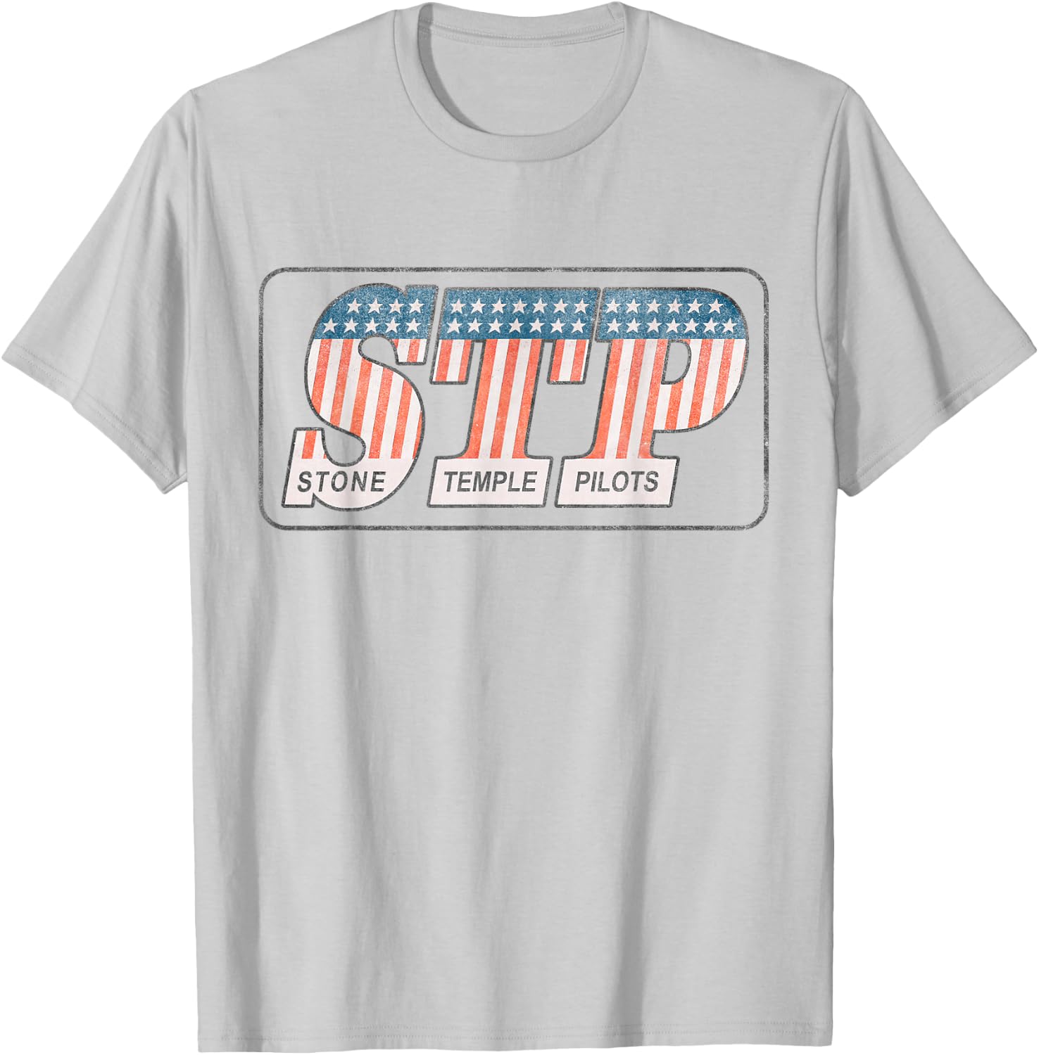 Stone Temple Pilots – Stars and Stripes T-Shirt - T-Shirt | Ash