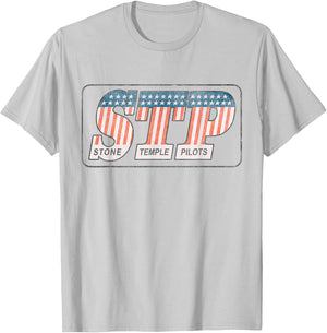 Stone Temple Pilots – Stars and Stripes T-Shirt - T-Shirt | Ash