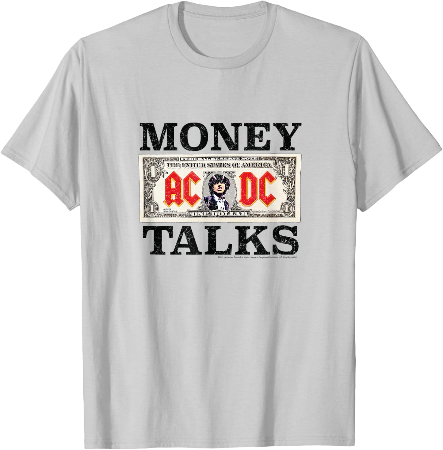 ACDC - Money Talks T-Shirt - T-Shirt | Ash