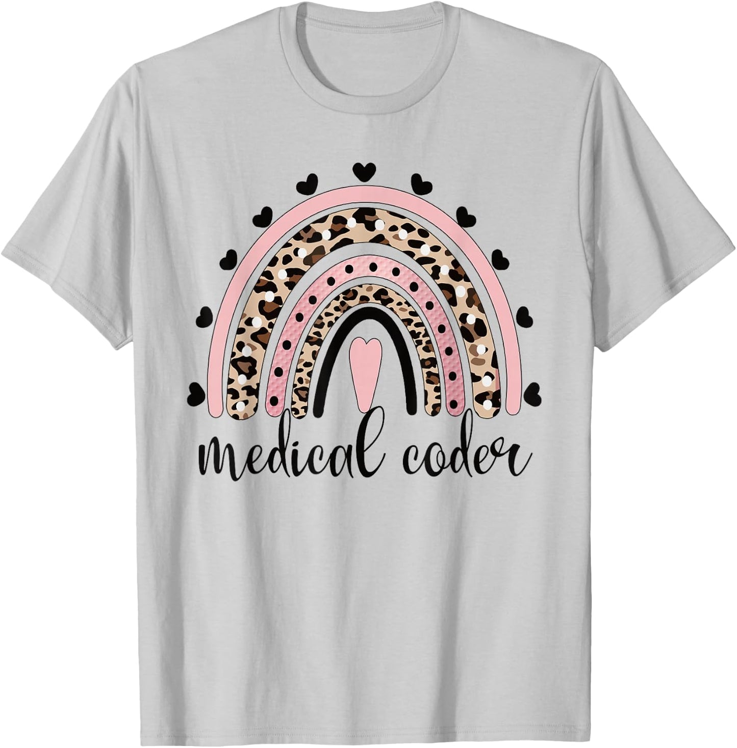 Medical Coder Rainbow Medical Coding Clinical Coder T-Shirt - T-Shirt | Ash