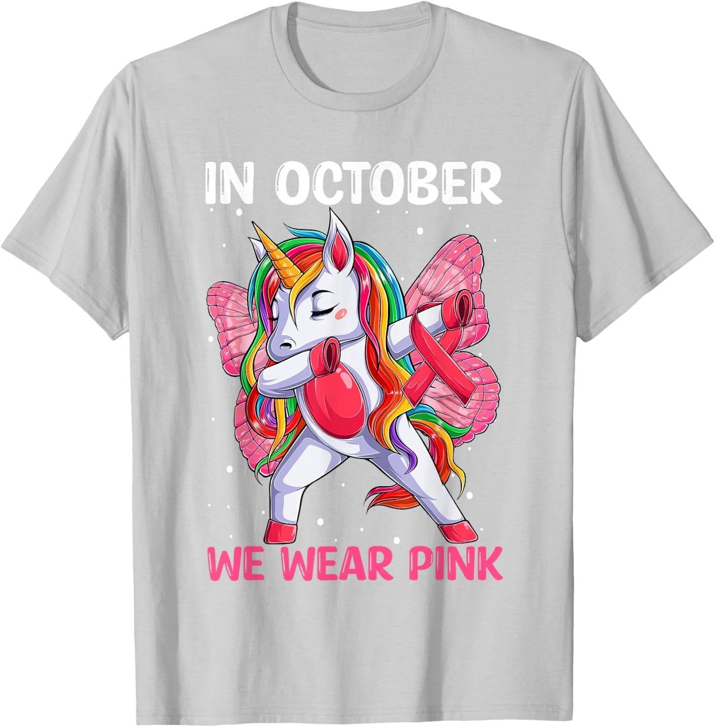 Girls Breast Cancer Awareness for Toddlers Kids T-Shirt - T-Shirt | Ash