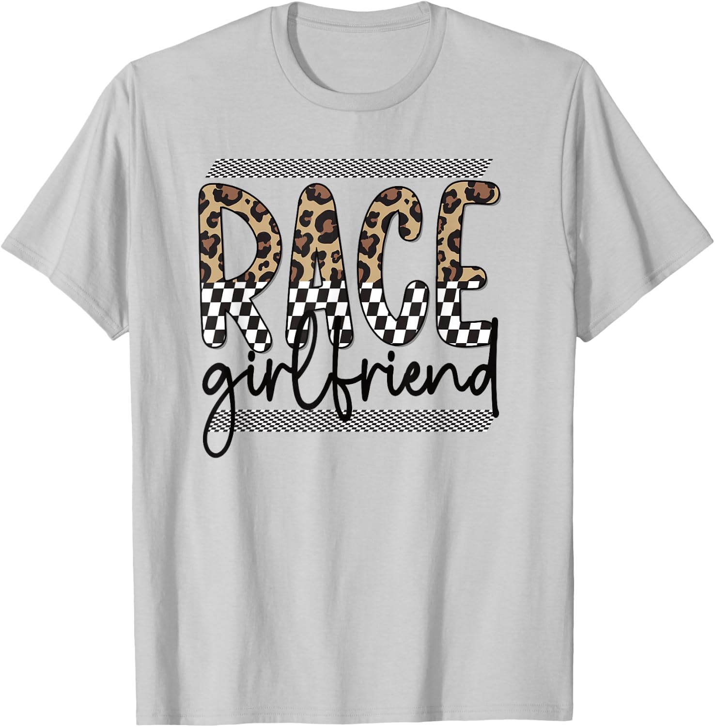 Race Girlfriend Best Racing Girlfriend Of A Racer T-Shirt - T-Shirt | Ash