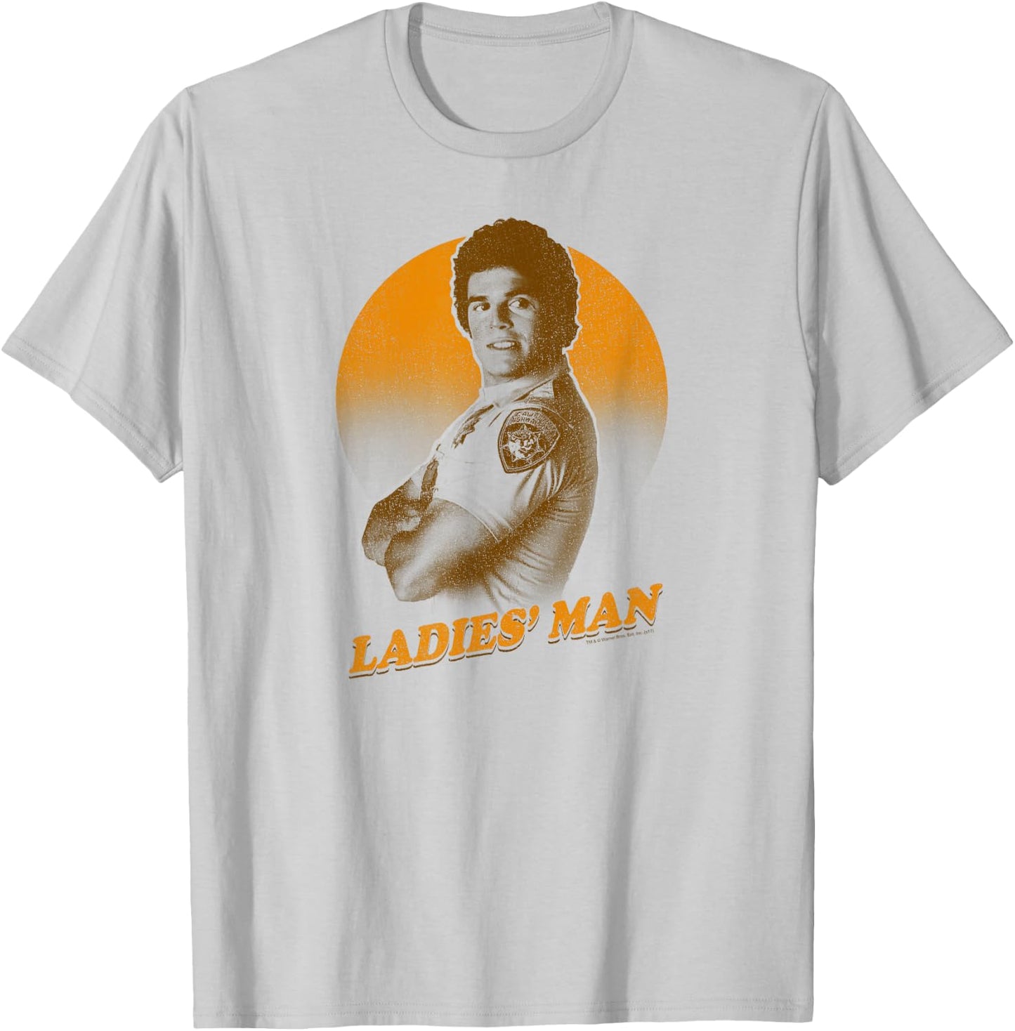 CHiPs TV Series Ladies Man T-Shirt - T-Shirt | Ash