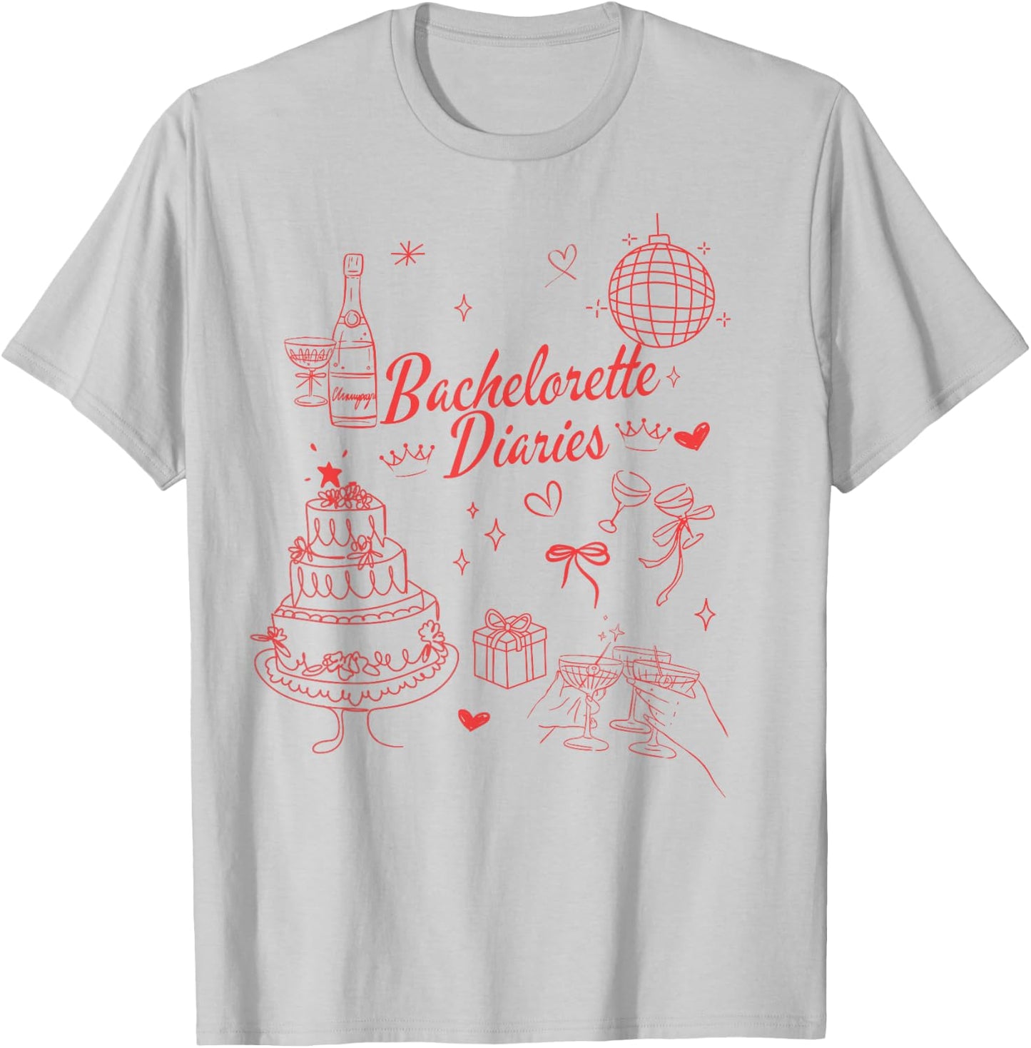 Bachelorette Party T-Shirt - T-Shirt | Ash