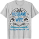 Husband and Wife Cruising Partners for Life for Couples T-Shirt - T-Shirt | Ash