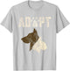 ADOPT Vintage Animal Rescue Shelter Cats Dogs Adoption Dept T-Shirt - T-Shirt | Ash