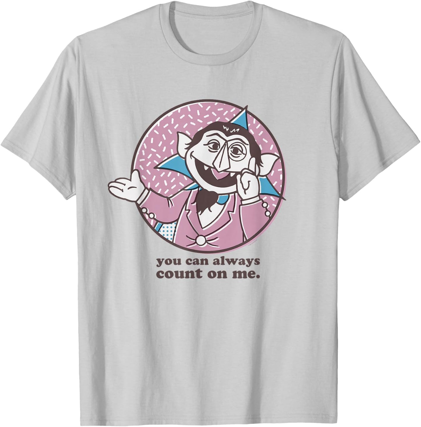 Sesame Street Count You Can Always Count On Me T-Shirt - T-Shirt | Ash