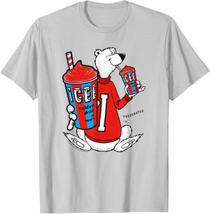 ICEE Bear Classic Coldest Frozen Drink Around T-Shirt - T-Shirt | Ash