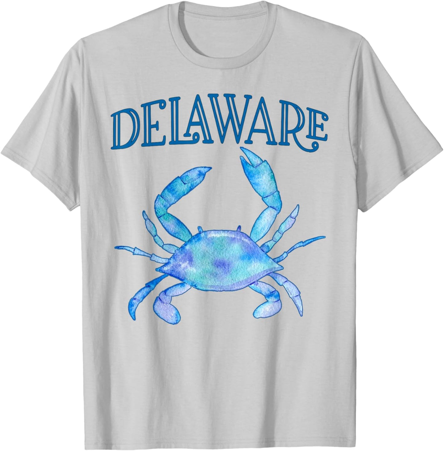 Delaware's Beautiful Blue Crab - Delaware T-Shirt - T-Shirt | Ash