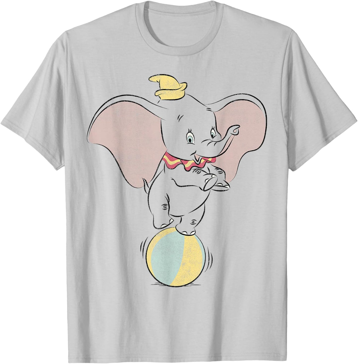 Disney Dumbo Ball Portrait T-Shirt - T-Shirt | Ash
