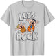 The Flintstones Fred Barney Let's Rock T-Shirt - T-Shirt | Ash