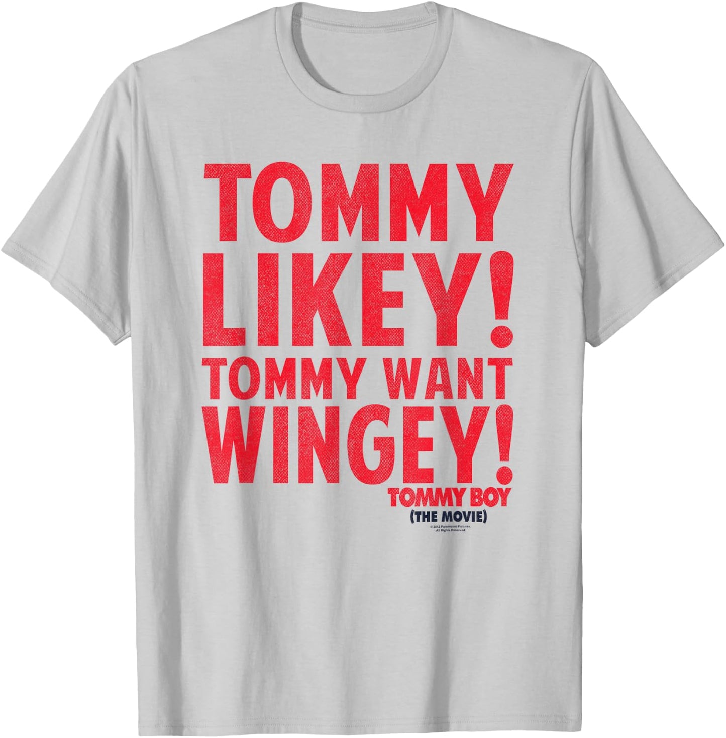 Tommy Boy Want Wingey T-Shirt - T-Shirt | Ash
