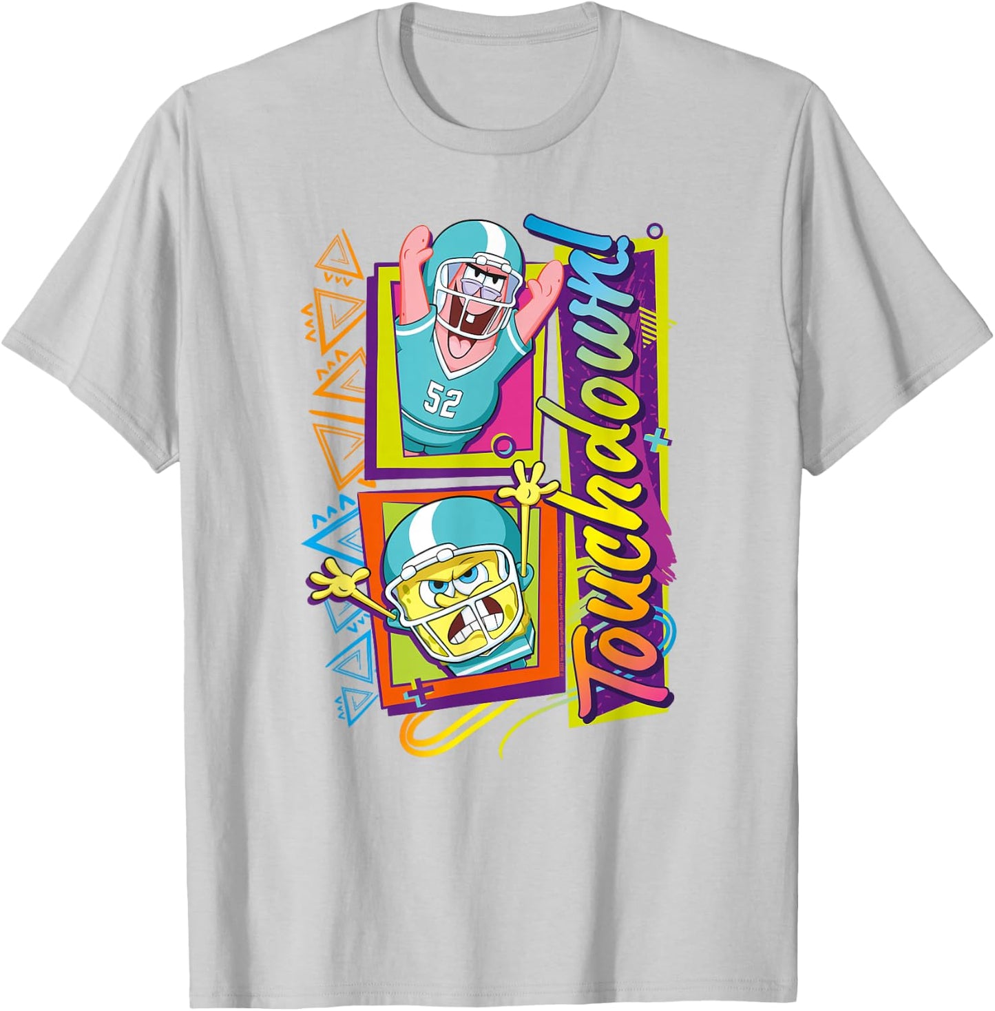 SpongeBob SquarePants Touchdown T-Shirt - T-Shirt | Ash