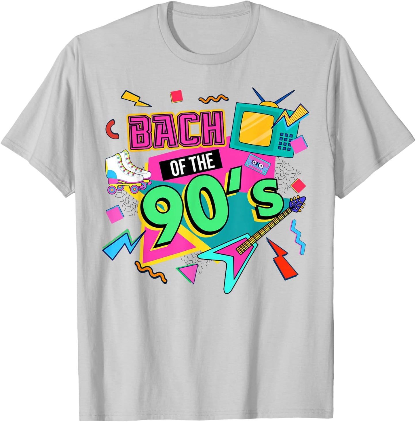 90s Bridesmaid Bride Bachelorette Bach Of The 90's Matching T-Shirt - T-Shirt | Ash