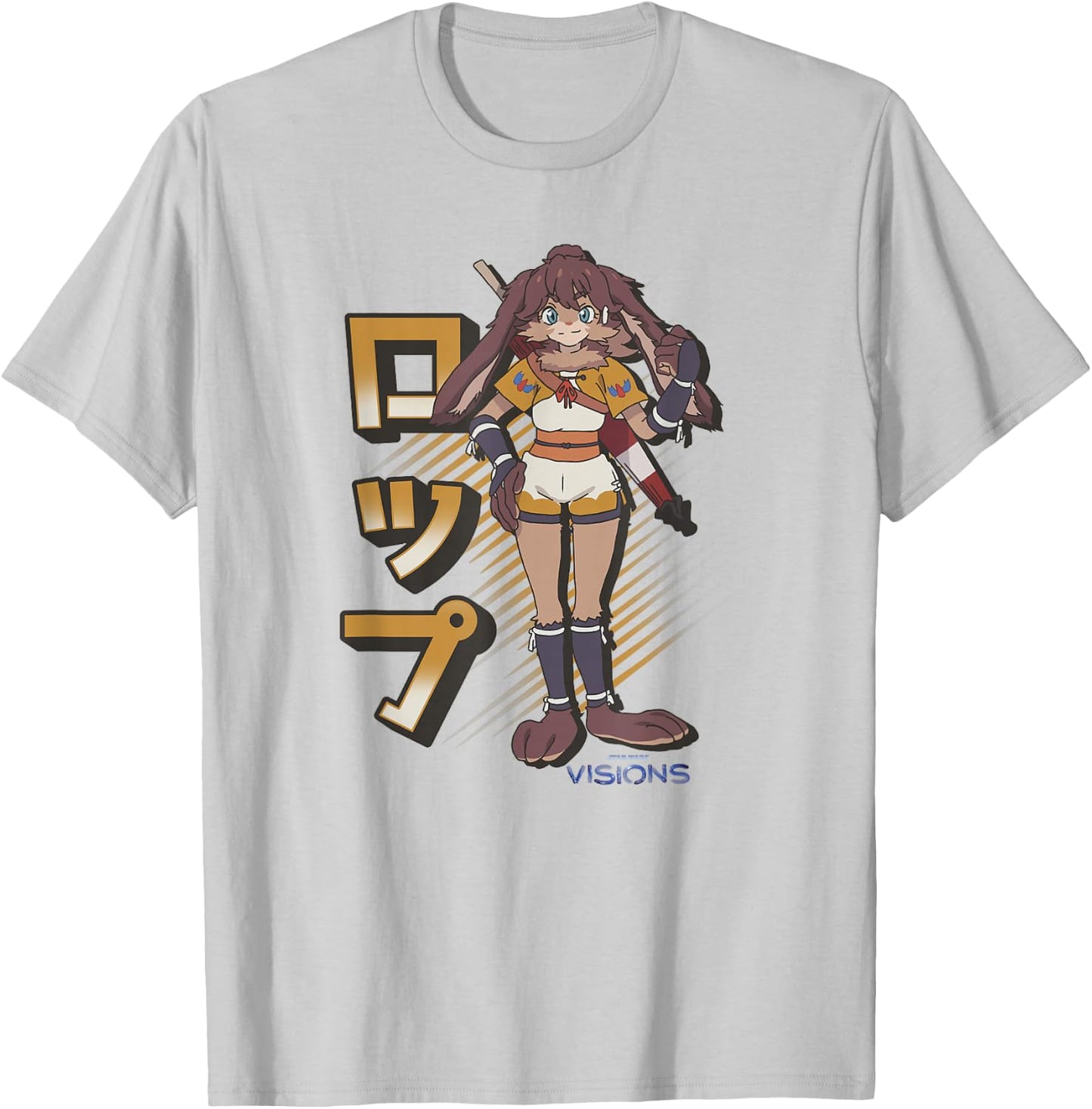 Star Wars Visions Lop And Ocho Kanji Poster T-Shirt - T-Shirt | Ash