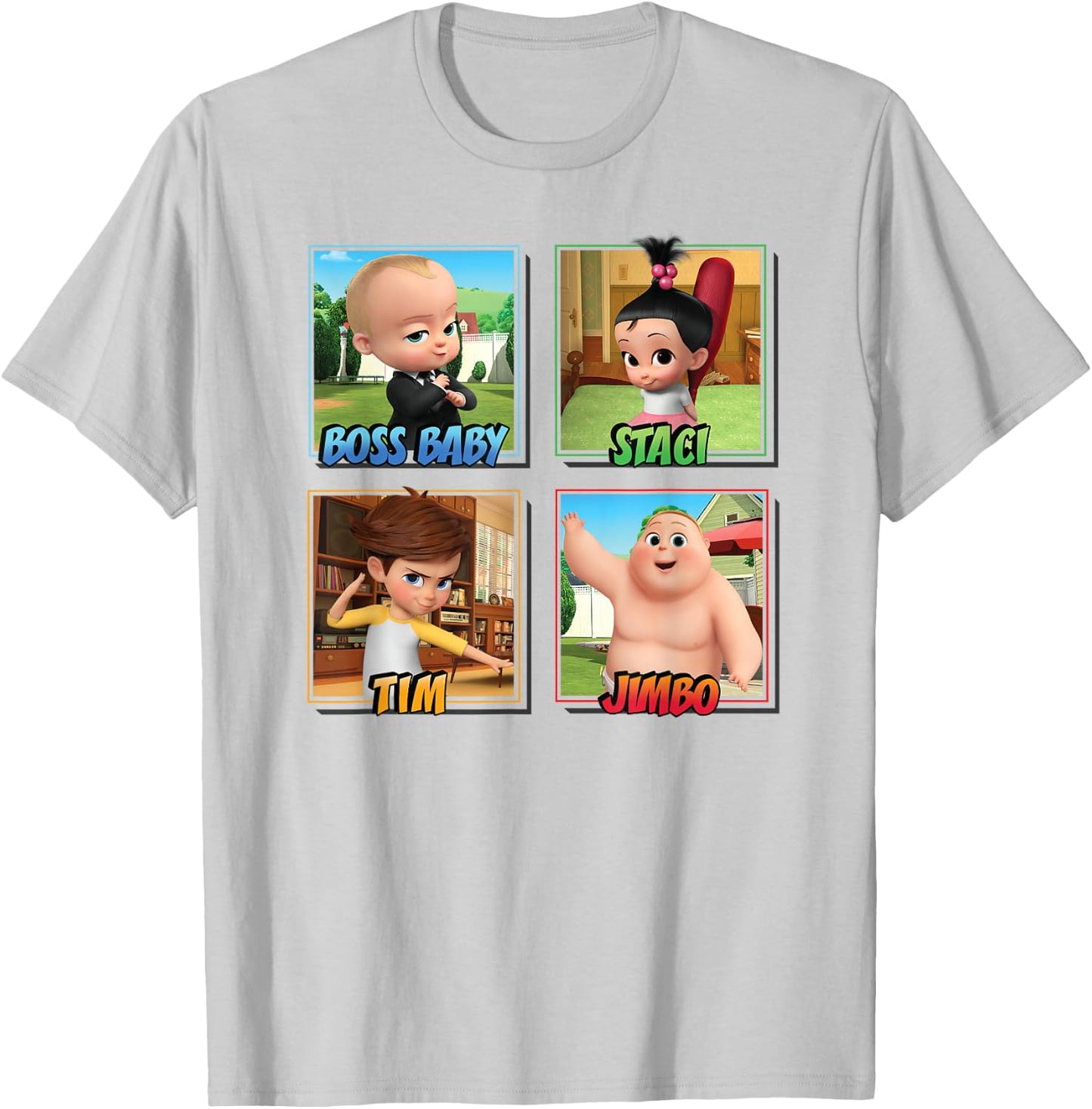 The Boss Baby Squad T-Shirt - T-Shirt | Ash