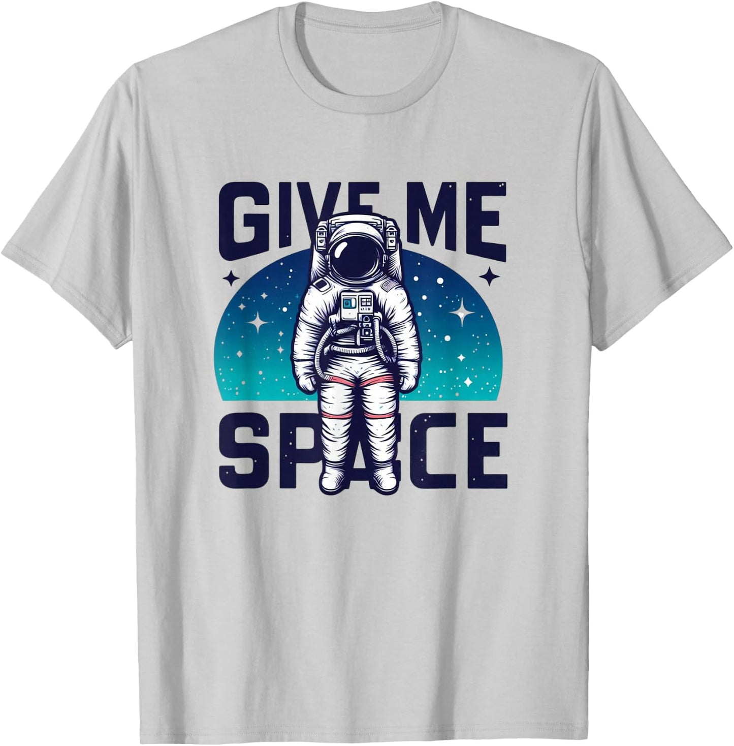 Give Me Space Astronaut Galaxy Adventure Graphic Graphic T-Shirt - T-Shirt | Ash