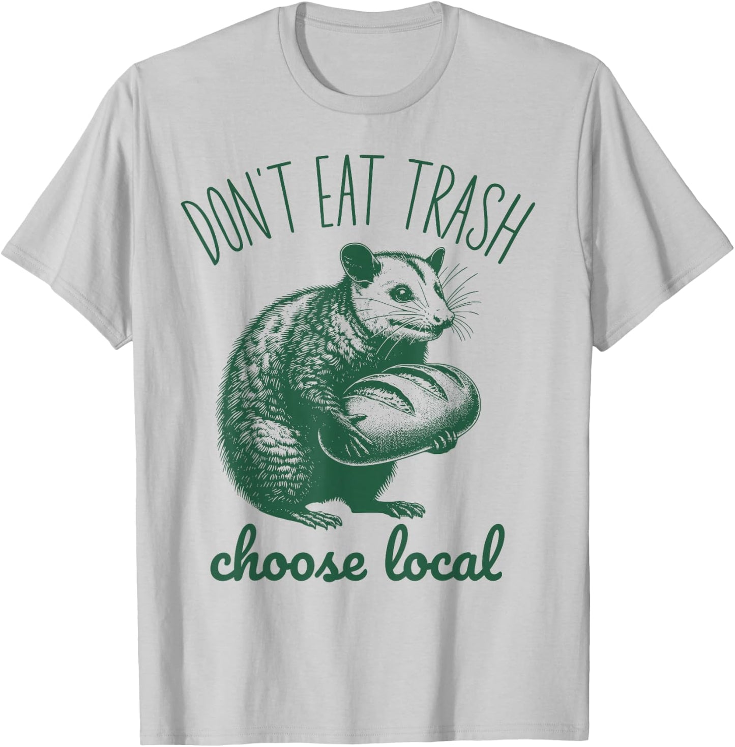Local Bread Maker Possum Bake Funny Sourdough Starter Baking T-Shirt - T-Shirt | Ash