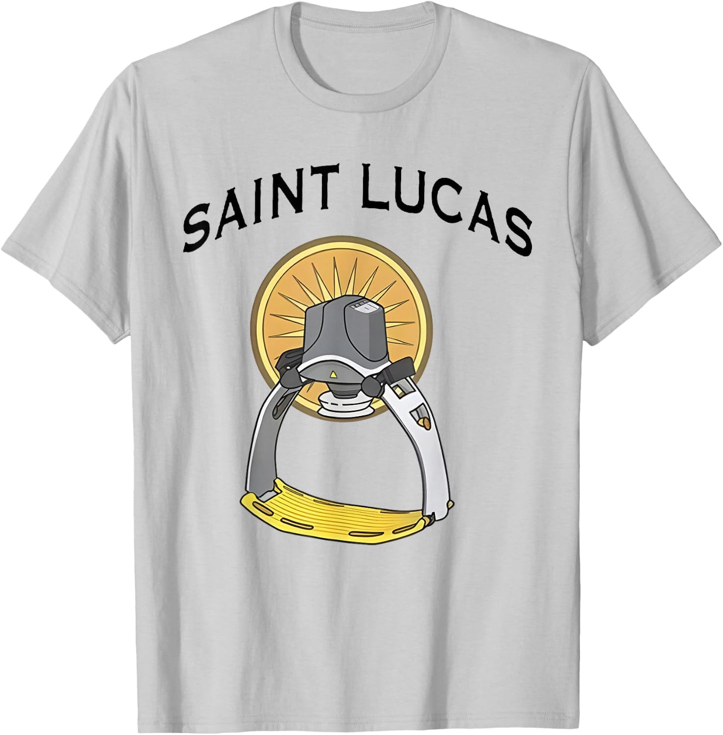 Funny ICU RRT Nurse Rapid Response Team EMS Lucas Device T-Shirt - T-Shirt | Ash