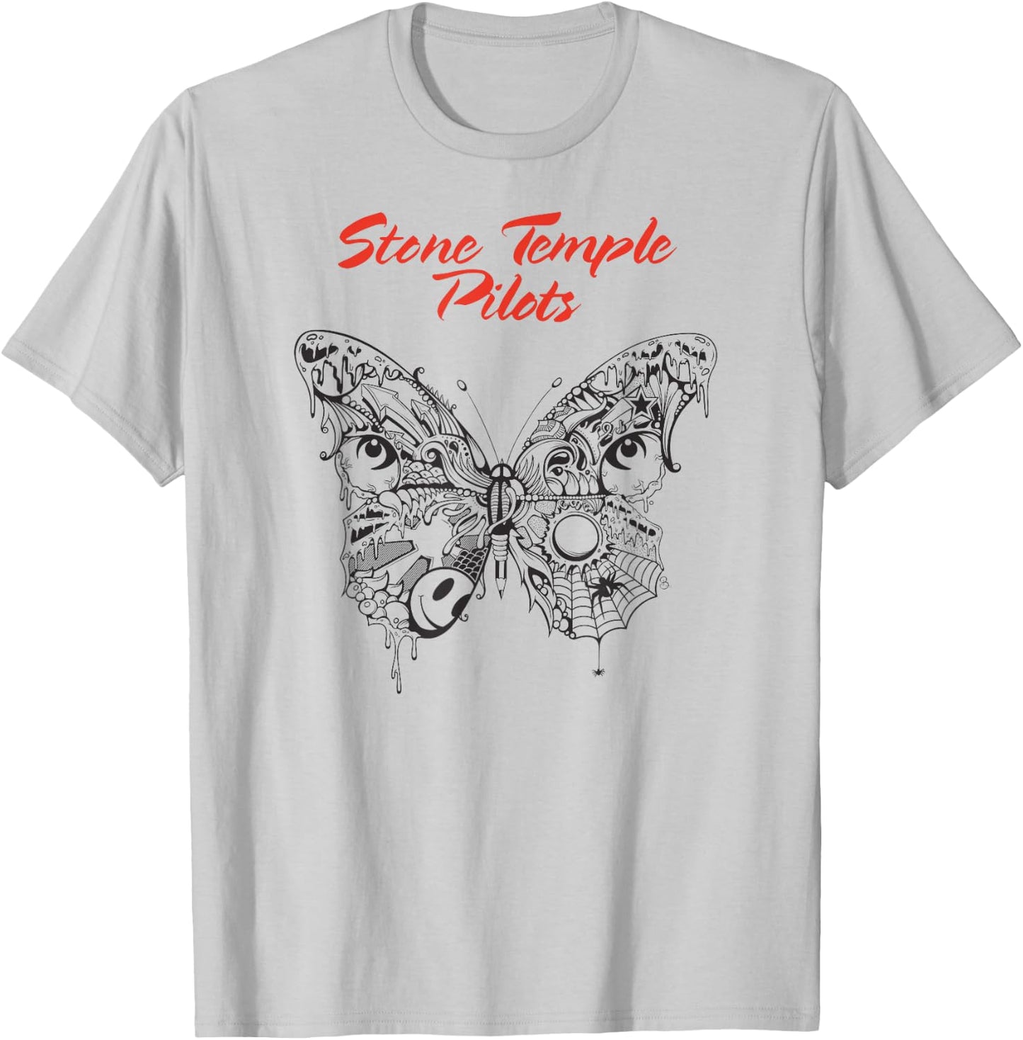 Stone Temple Pilots – Butterfly T-Shirt - T-Shirt | Ash