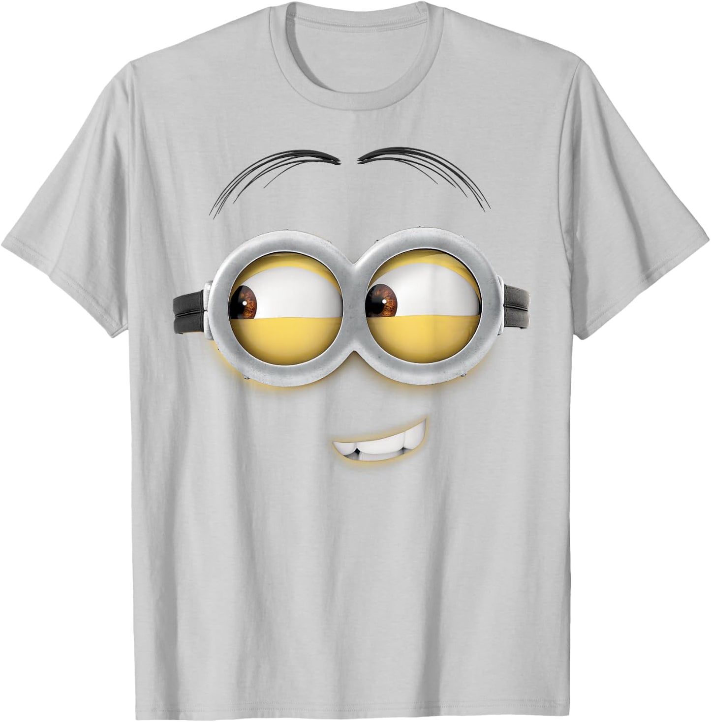 Despicable Me Minions Dave Side Smile Graphic T-Shirt - T-Shirt | Ash