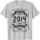 Vintage 2014 12yr 12th Birthday Gifts Boys Girls 12 Year Old T-Shirt - T-Shirt | Ash