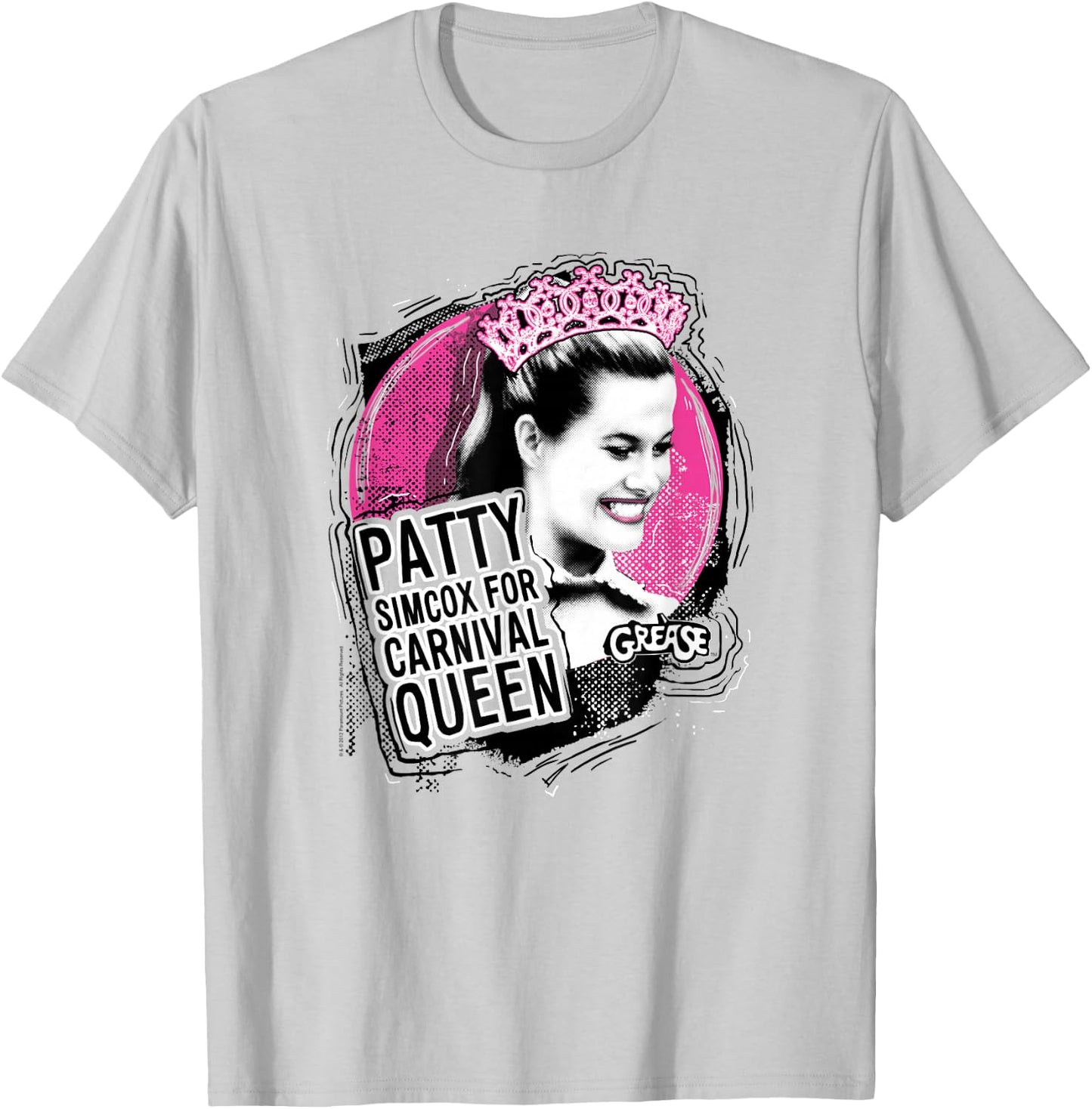 Grease Carnival Queen Patty Simcox T-Shirt - T-Shirt | Ash