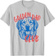 Golden Dad Club Funny Golden Retriever Dog Dad Vintage T-Shirt - T-Shirt | Ash