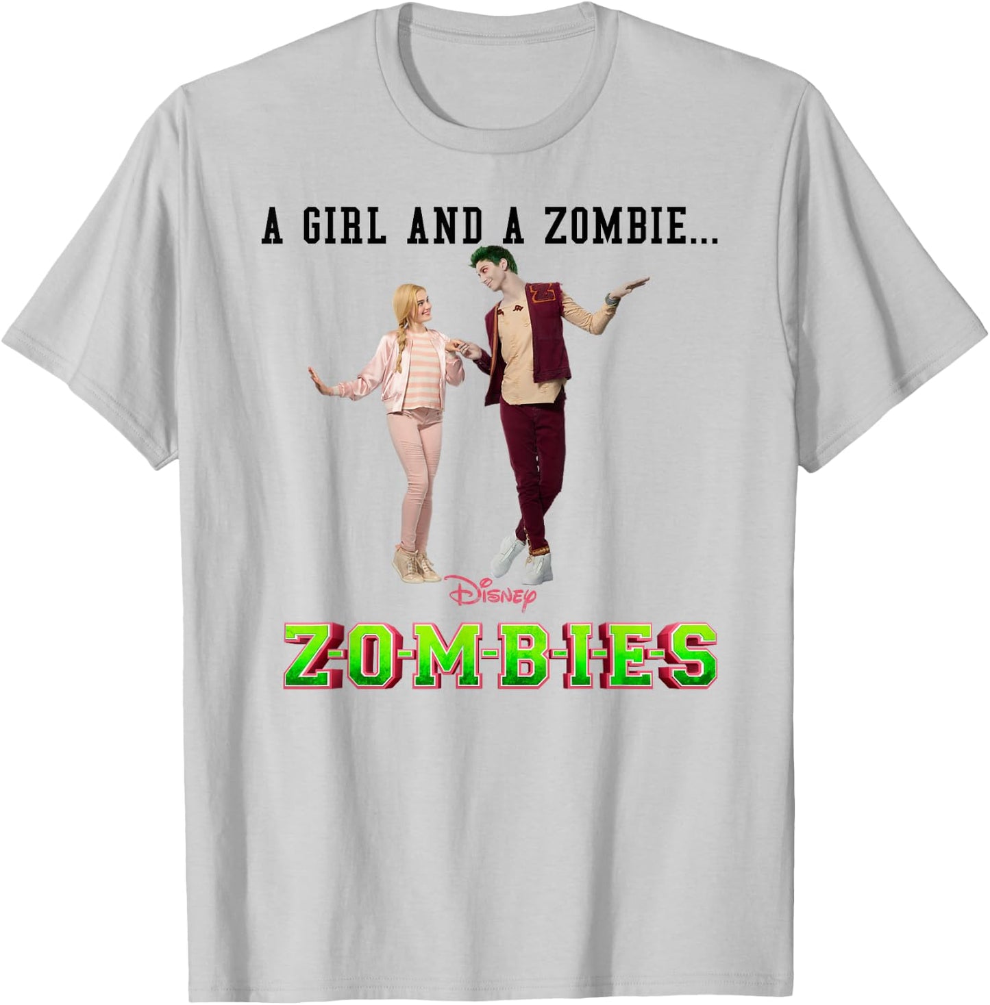Disney - Zombies A Girl and A Zombie T-Shirt - T-Shirt | Ash