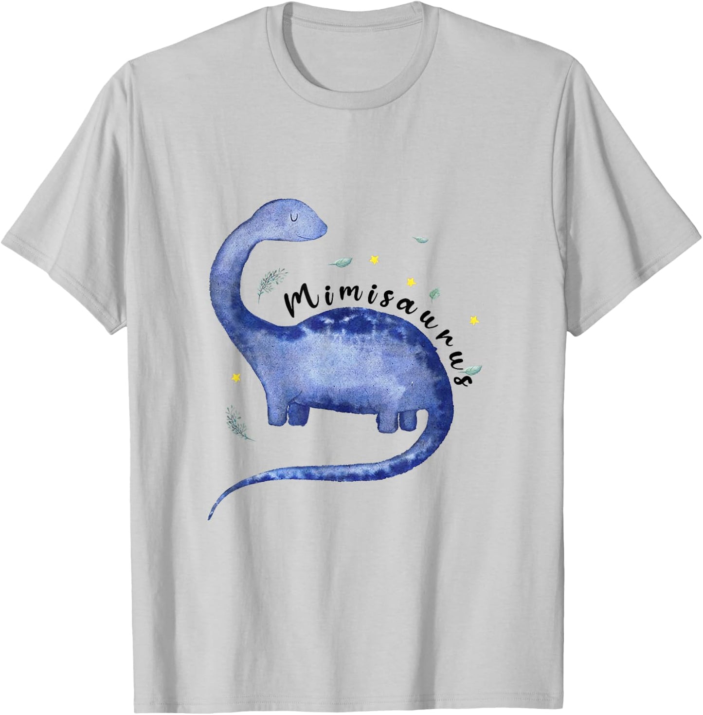 Mimisaurus Big Dinosaur Argentinosaurus Grandma Mimi Saurus T-Shirt - T-Shirt | Ash