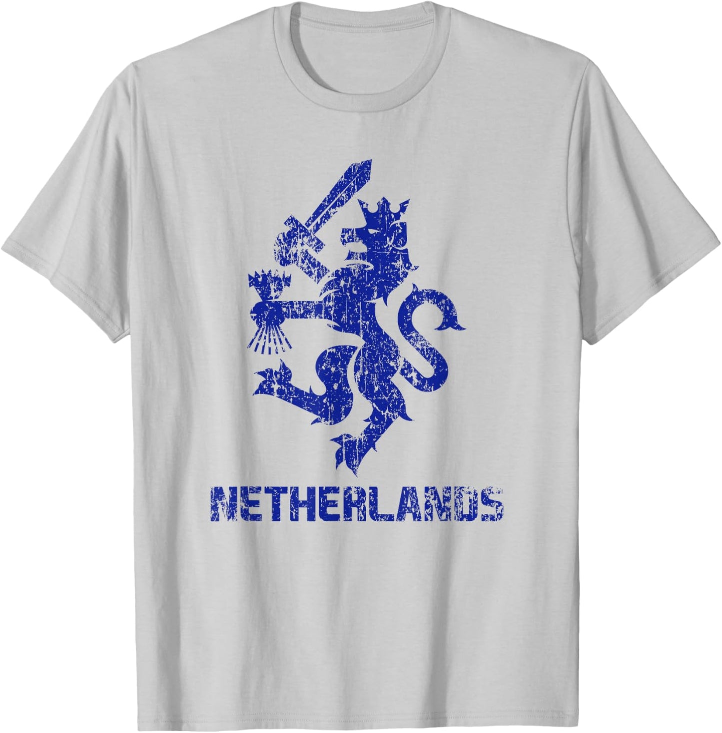 Netherlands Flag Dutch Lion Nederland International Country T-Shirt - T-Shirt | Ash
