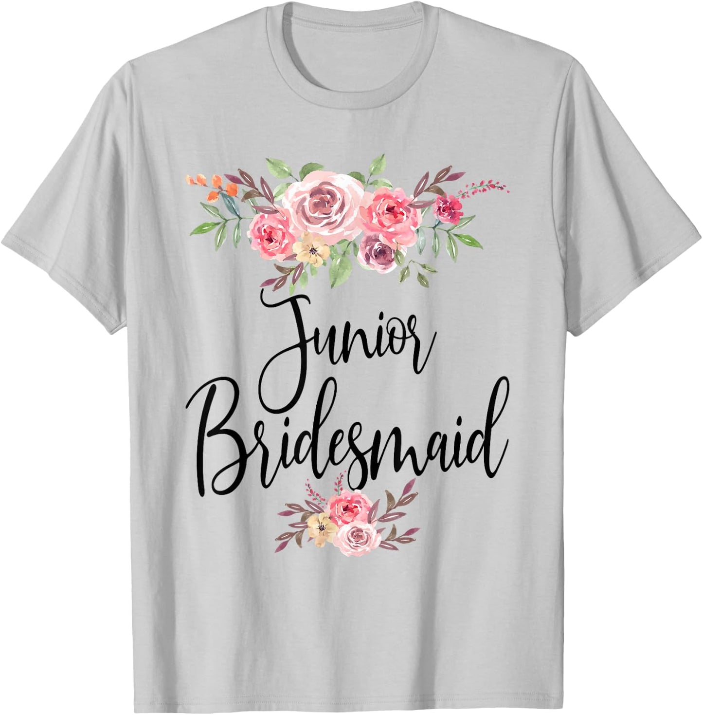 Junior Bridesmaid Wedding Bridal Party T-Shirt - T-Shirt | Ash