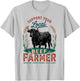 Proud Black Angus Local Beef Cattle Farmer T-Shirt - T-Shirt | Ash