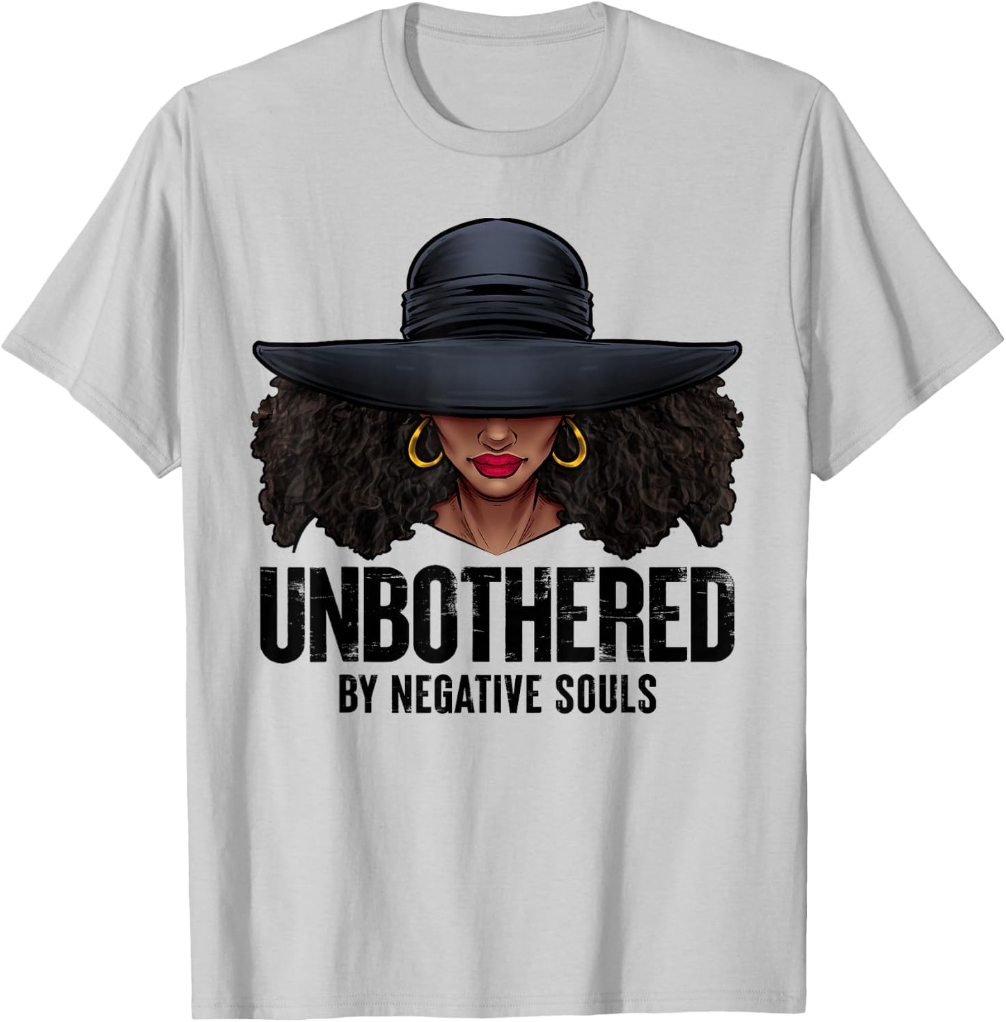 Unbothered Sassy Black Queen African American Ladies Gifts T-Shirt - T-Shirt | Ash