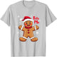 BITE ME Gingerbread Man Funny Sarcastic Christmas T-Shirt - T-Shirt | Ash