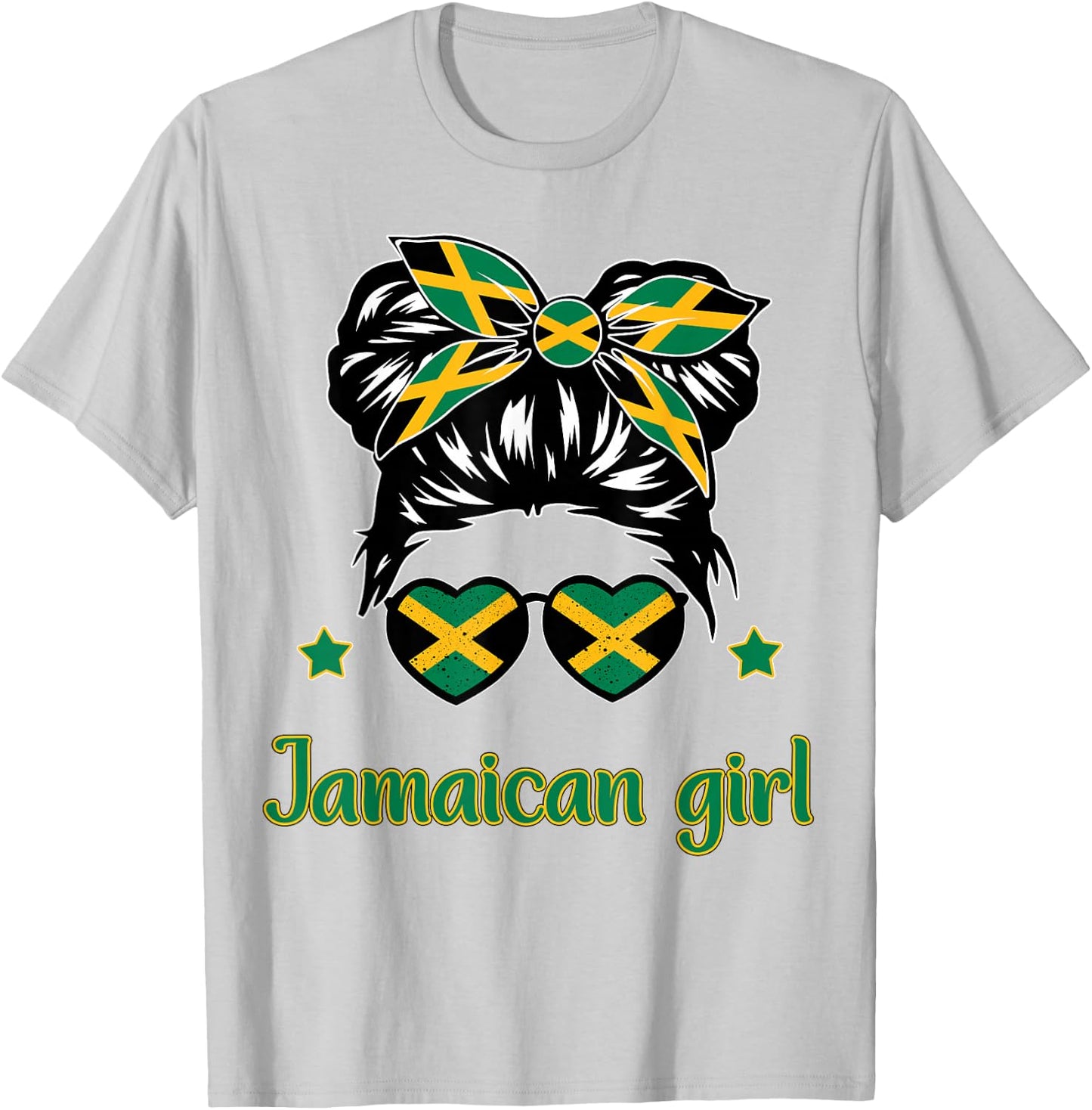 Toddler Girl Jamaican Flag Jamaica Baby Kid Boy Women T-Shirt - T-Shirt | Ash