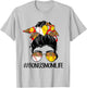 Bonus Mom Life Softball Baseball Mother's Day Messy Bun T-Shirt - T-Shirt | Ash