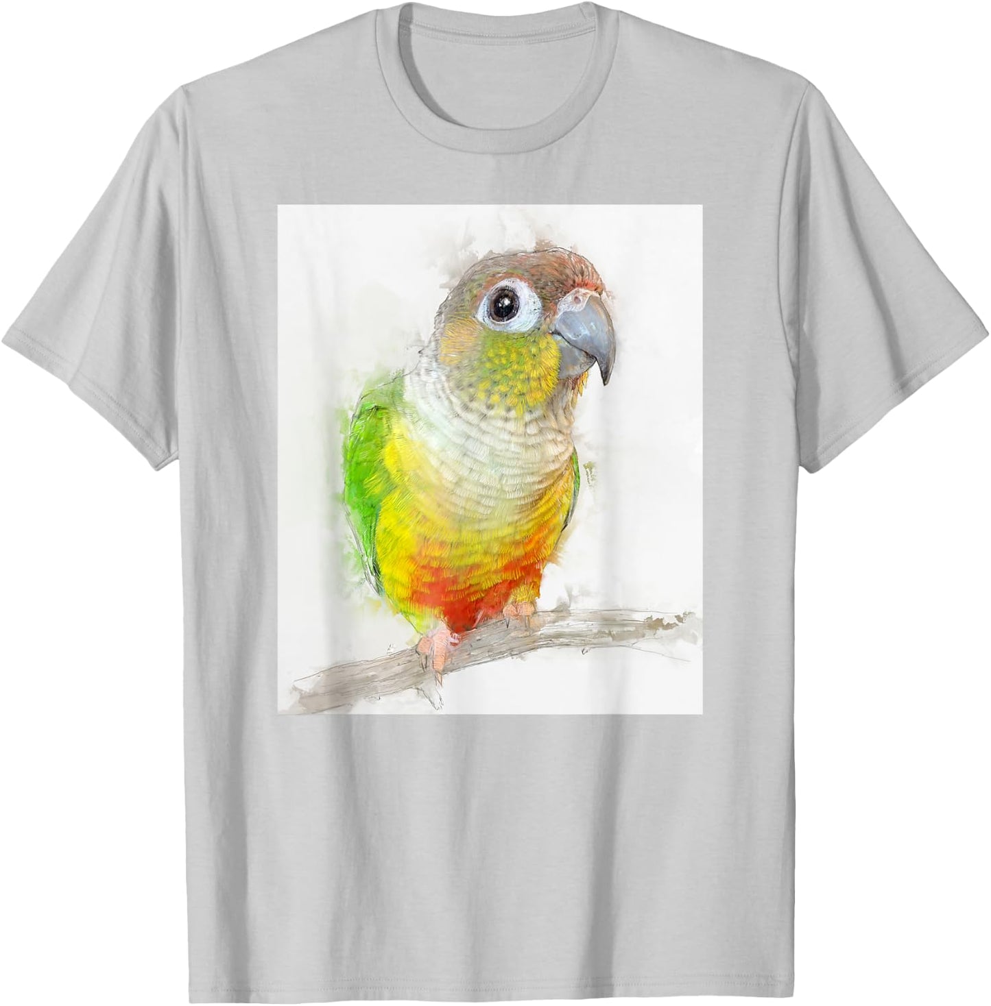 Pineapple Conure Beautiful Bird Gift T-Shirt - T-Shirt | Ash