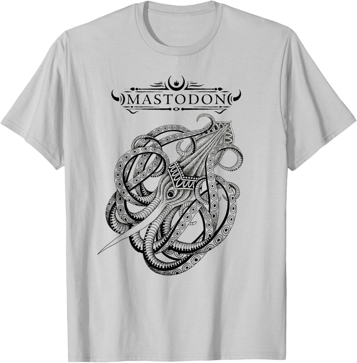 Mastodon – Kraken T-Shirt - T-Shirt | Ash