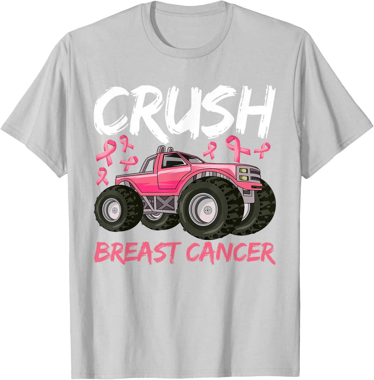 Boys Breast Cancer Awareness for Boys Kids Toddlers T-Shirt - T-Shirt | Ash