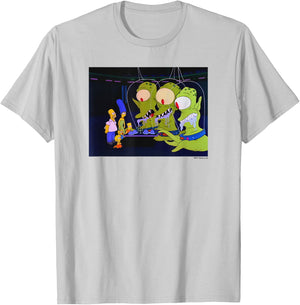 The Simpsons Treehouse Of Horror Alien Halloween T-Shirt - T-Shirt | Ash