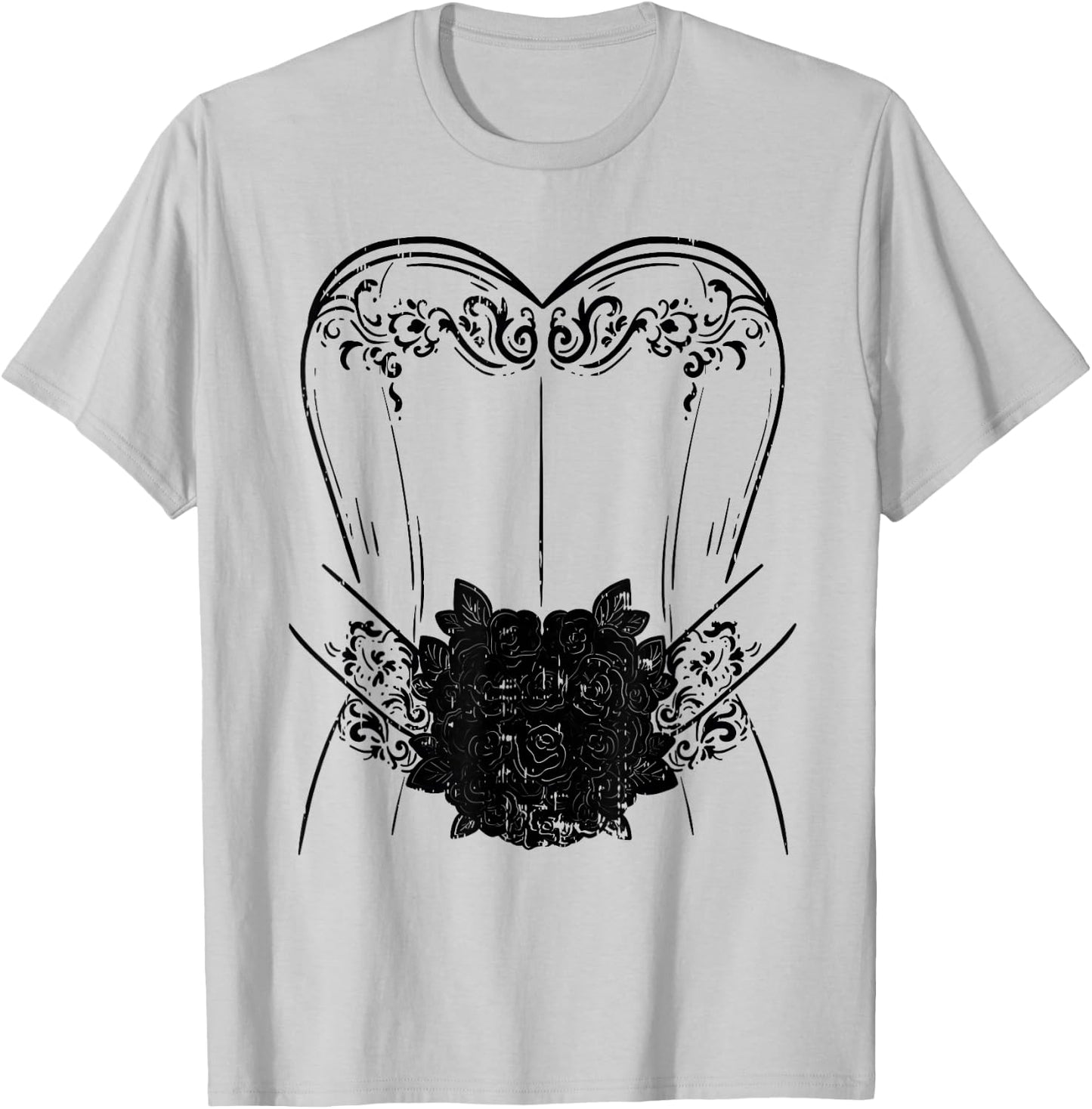 Hen Party Wedding Dress Wedding Hen Party T-Shirt - T-Shirt | Ash